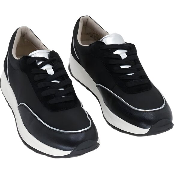 Naturalizer Shoes - Naturalizer Sarina Lace-Up Sneaker Black - Women's US 9.5